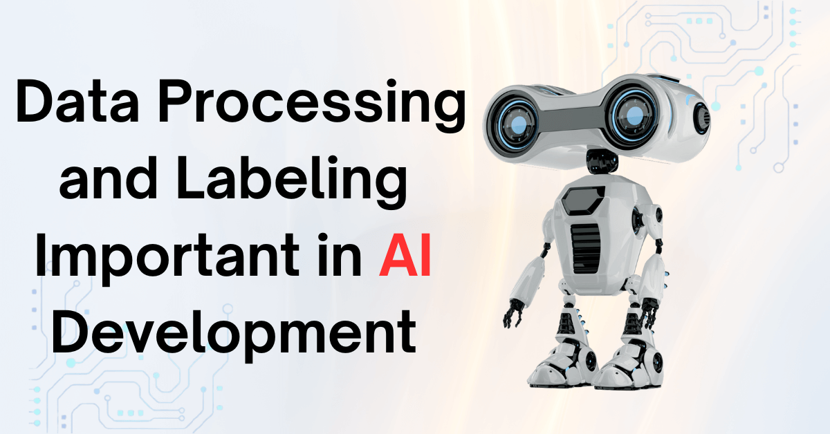Why is Data Processing and Labeling Important in AI Development